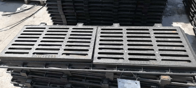 北大镇球墨铸铁连体双篦展示